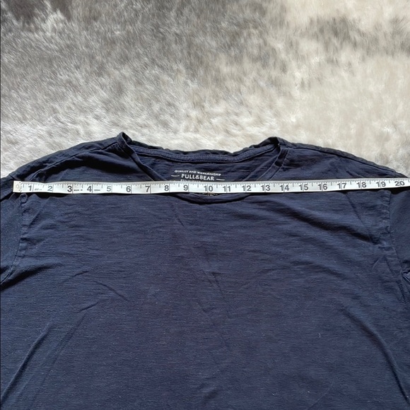 Pull&Bear Dark Blue Comfort Tee - Picture 4 of 6